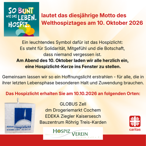Welthospiztag 2026 mit DM Markt